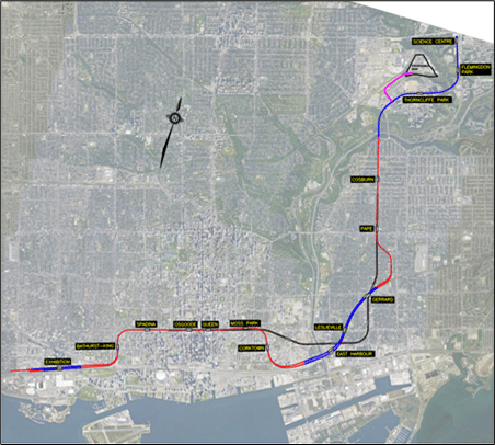 Ontario Line Urban-Rail Extension – Ongoing