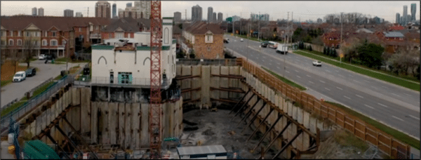 935 Eglinton Avenue West – Phase II Expansion – Temporary Shoring