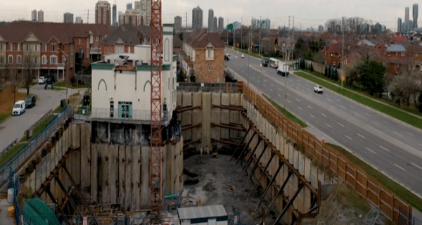 935 Eglinton Avenue West – Phase II Expansion – Temporary Shoring