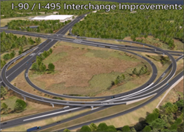 Mass Dot I-95/I-495 Interchange